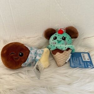 Disneyland Eatables Turkey Leg Mickey Ice Cream Cone Mint Collectible Toy